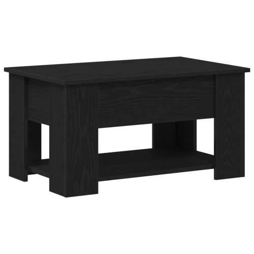 Crni hrastov stolić za kavu 79x49x41 cm izrađen od kompozitnog drva Cijena