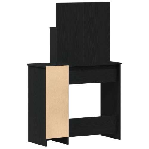 Crni hrast toaletni stolić s ogledalom - 86.5 x 35 x 136 cm Cijena