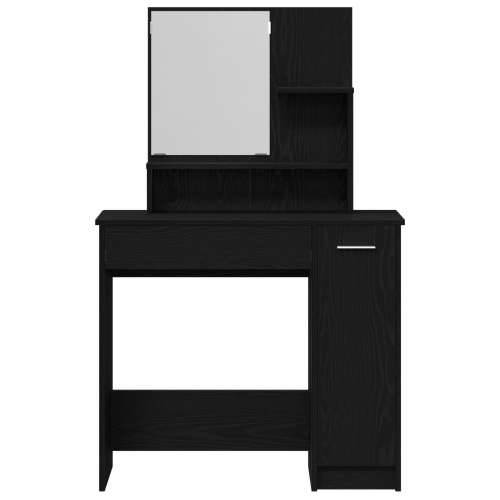 Crni hrast toaletni stolić s ogledalom - 86.5 x 35 x 136 cm Cijena