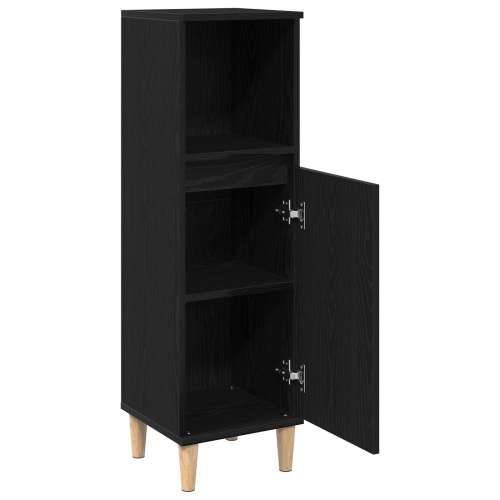 Kupaonski ormar Crna hrast 30x30x100 cm Konstruirano drvo Cijena