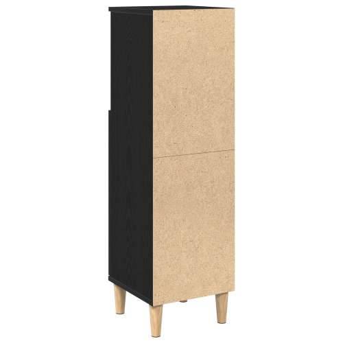 Kupaonski ormar Crna hrast 30x30x100 cm Konstruirano drvo Cijena