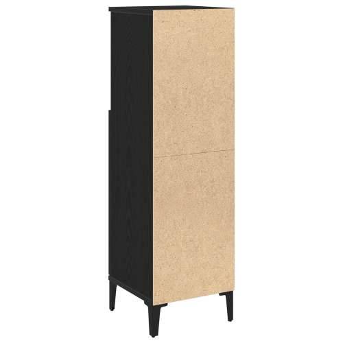 Ormar za kupaonicu Crna Hrast 30x30x100 cm Konstruirano drvo Cijena