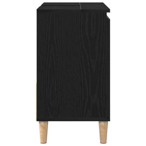 Ormar za sudoper Crni hrast 65x33x60 cm Konstruirano drvo Cijena