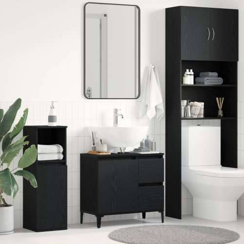 ormar s Lavabo - Umivaonikom crni hrast 65x33x60 cm konstruirano drvo Cijena