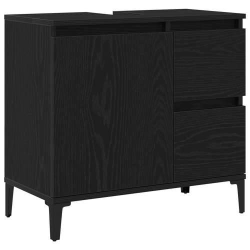 ormar s Lavabo - Umivaonikom crni hrast 65x33x60 cm konstruirano drvo Cijena