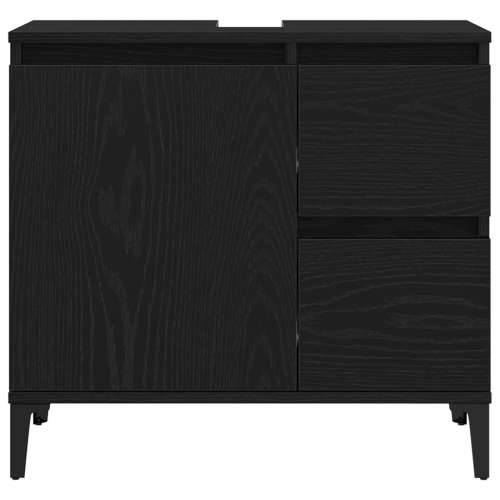 ormar s Lavabo - Umivaonikom crni hrast 65x33x60 cm konstruirano drvo Cijena