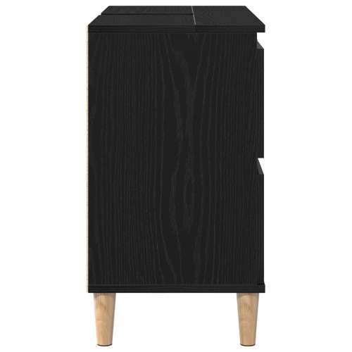 Ormar za Lavabo - Umivaonik Crna hrast 80x33x60 cm Konstruirano drvo Cijena