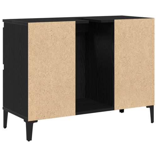 Kupaonski Lavabo - Umivaonik crna hrastovina 80x33x60 cm od drvenih materijala Cijena
