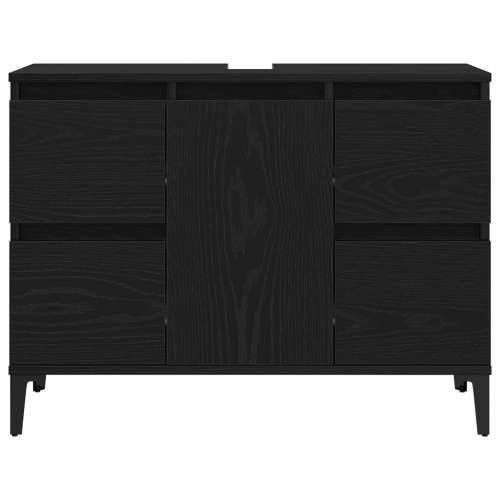 Kupaonski Lavabo - Umivaonik crna hrastovina 80x33x60 cm od drvenih materijala Cijena