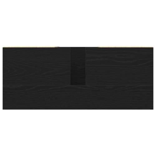 Kupaonski Lavabo - Umivaonik crna hrastovina 80x33x60 cm od drvenih materijala Cijena