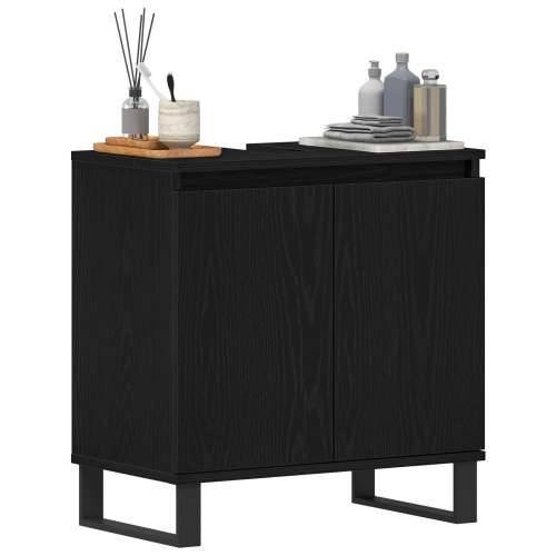Ormarić za Lavabo - Umivaonik crna hrastovina 58x33x60 cm konstruirano drvo Cijena