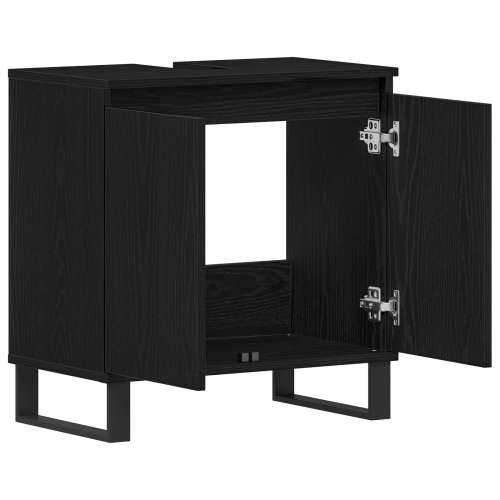Ormarić za Lavabo - Umivaonik crna hrastovina 58x33x60 cm konstruirano drvo Cijena