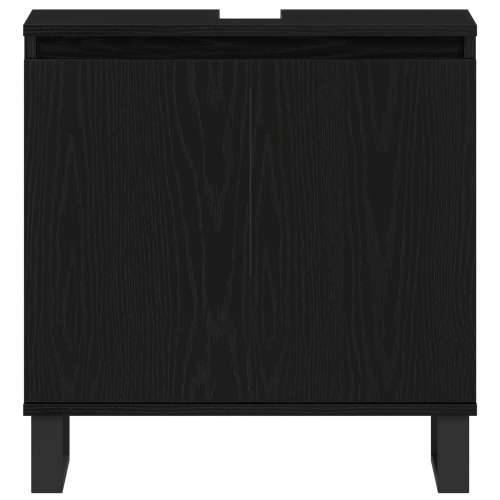 Ormarić za Lavabo - Umivaonik crna hrastovina 58x33x60 cm konstruirano drvo Cijena