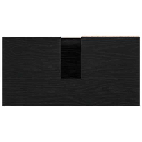 Kupaonski Ormar Crni Hrast 65x33x60 cm Konstruirano drvo Cijena