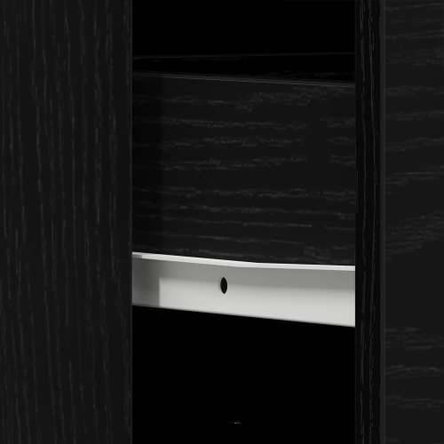 Kabinet za Lavabo - Umivaonik u kupaonici Crna hrastovina 80x33x60 cm Konstruirano drvo Cijena