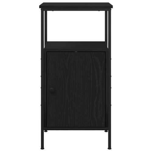 Noćni ormarić 2 kom crna hrast 41x31x80 cm inženjerski drvo Cijena