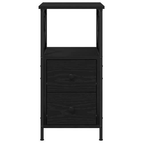 Noćni ormarići 2 kom Crni hrast 34x35,5x70 cm Odlično konstruirano drvo Cijena