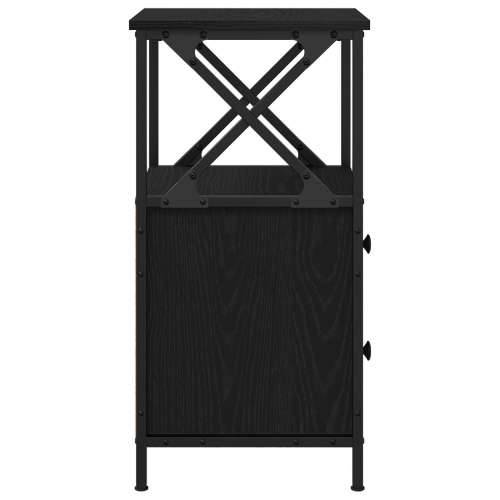 Noćni ormarići 2 kom Crni hrast 34x35,5x70 cm Odlično konstruirano drvo Cijena