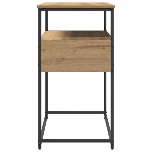 Konsolni Stol Artisan Hrast 75x40x75 cm Konstruirano drvo i Čelik Cijena