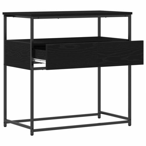 Konferencijski stol Crna hrastovina 75x40x75 cm Izrađeno od drva i čelika Cijena