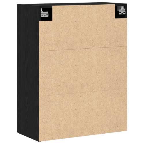Zidni Ormar Crni Oak 69,5x34x90 cm Igračka Drvo Cijena