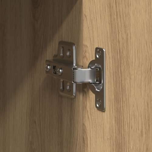 Komoda s 3 vrata od umjetnog hrasta 90x34x80 cm Cijena