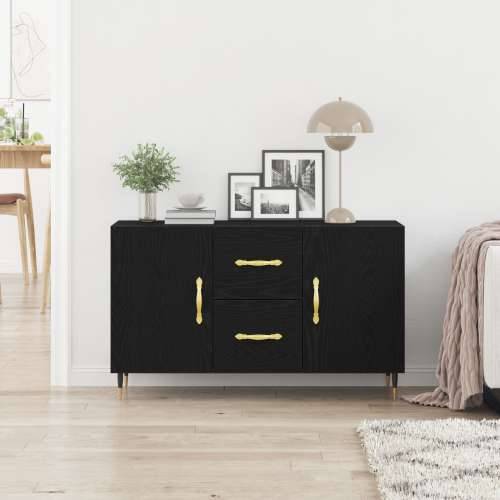 Sideboard Crni Hrast 100x36x60 cm Konstruirano Drvo Cijena