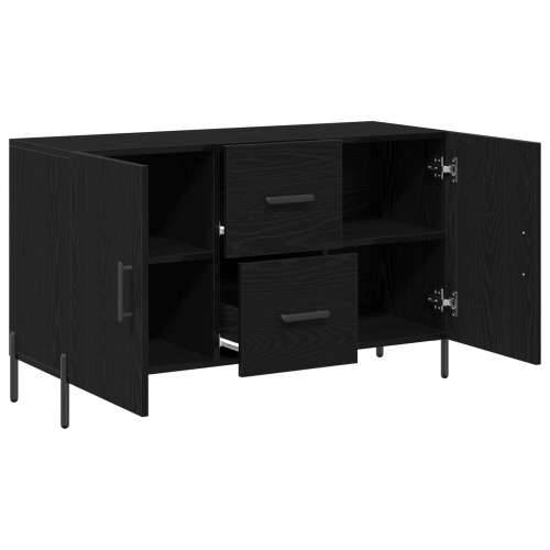 Sideboard Crna Hrast 100x36x60 cm Inženjerska Drvo Cijena