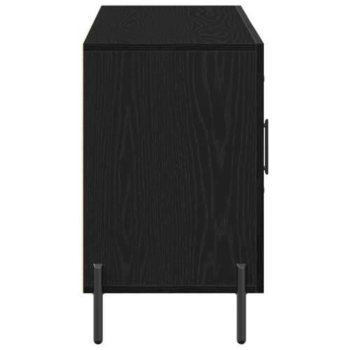Sideboard Crna Hrast 100x36x60 cm Inženjerska Drvo Cijena