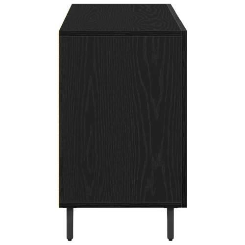 Crna Komoda od Hrasta 100x36x60 cm Cijena