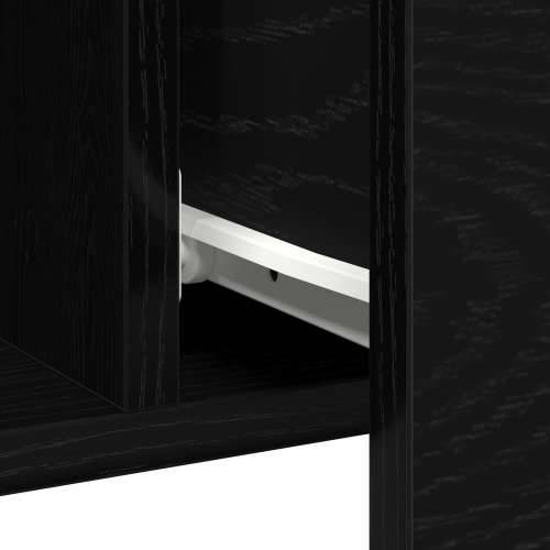 Crna Komoda od Hrasta 100x36x60 cm Cijena