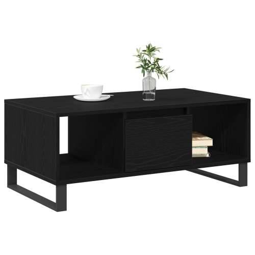 Stolić za kavu Crni Hrast 90x50x36,5 cm Izrađeno od drva Cijena