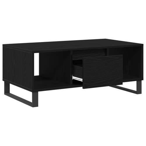 Stolić za kavu Crni Hrast 90x50x36,5 cm Izrađeno od drva Cijena