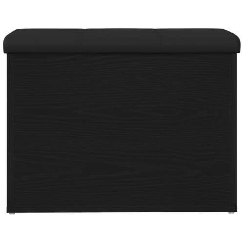 Klupa za pohranu Crni hrast 60x40x45 cm Konstruirano drvo Cijena