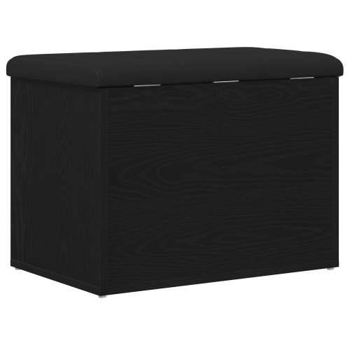 Klupa za pohranu Crni hrast 60x40x45 cm Konstruirano drvo Cijena