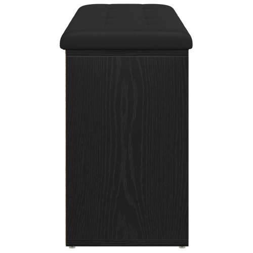 Klupa za odlaganje Crni hrast 100x30x48 cm Složena drvena Cijena