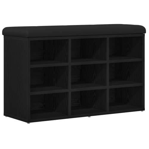 Klupa za skladištenje Crna Bukva 80x30x48 cm Konkretno drvo Cijena