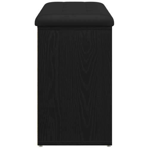 Klupa za skladištenje Crna Bukva 80x30x48 cm Konkretno drvo Cijena