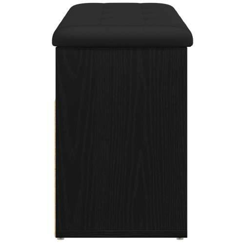 Klupa za skladištenje Crni hrast 80x30x45 cm Inženjerski drvo Cijena