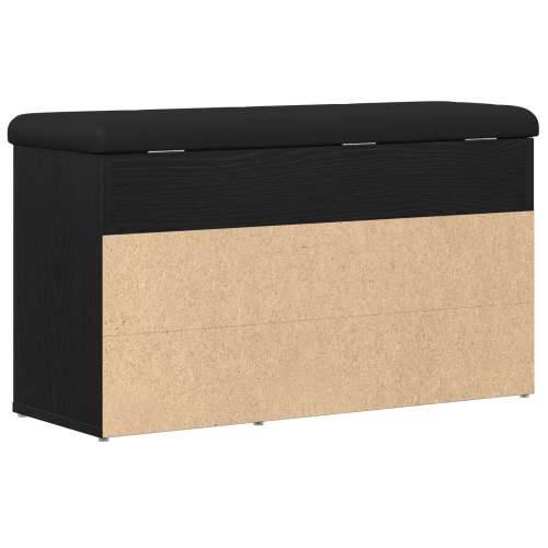 Klupa za skladištenje Crni hrast 80x30x45 cm Inženjerski drvo Cijena
