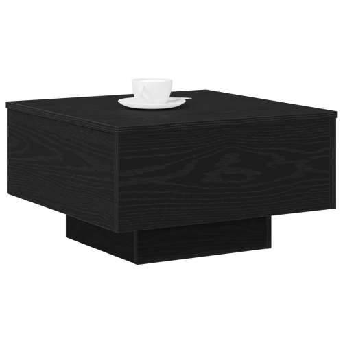 Stolić za kavu Crni Hrast 55x55x31 cm od konstruiranog drveta Cijena