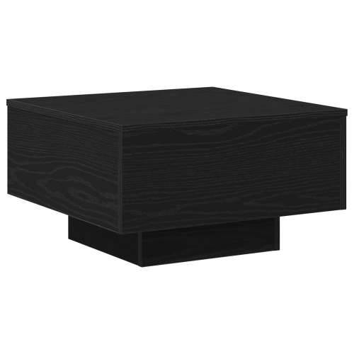 Stolić za kavu Crni Hrast 55x55x31 cm od konstruiranog drveta Cijena