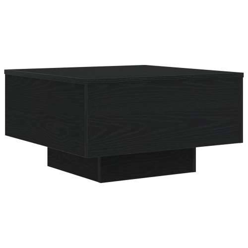 Stolić za kavu s LED svjetlima Crna hrastovina 55x55x31 cm Cijena