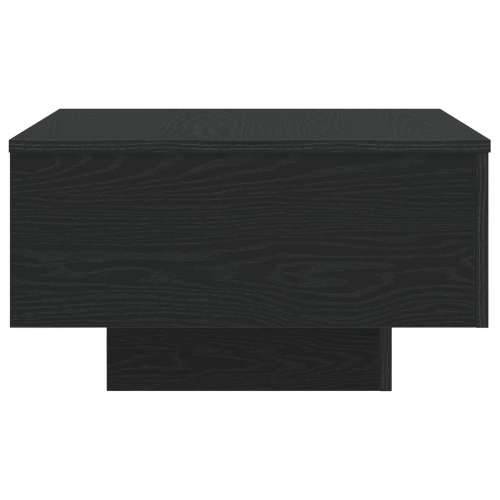 Stolić za kavu s LED svjetlima Crna hrastovina 55x55x31 cm Cijena