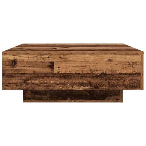Stolić za kavu s LED svjetlima Staro drvo 80x80x31 cm Cijena