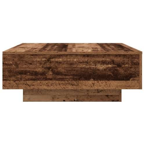 Stolić za kavu s LED svjetlima Staro drvo 80x80x31 cm Cijena