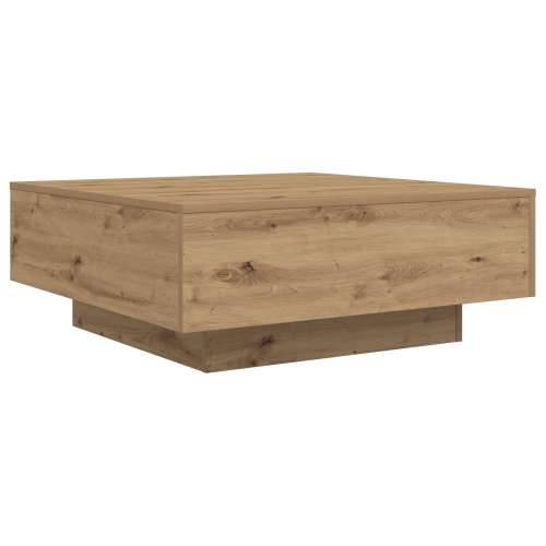 Stolić za kavu s LED svjetlima Artisan hrast 80x80x31 cm Cijena