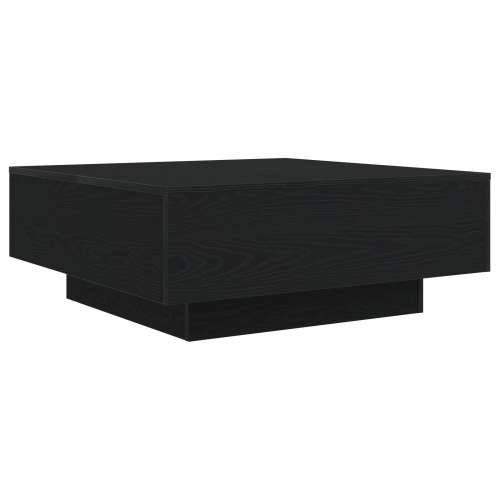 Stolić za kavu s LED svjetlom Crna Hrast 80x80x31 cm Cijena