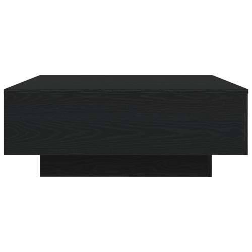 Stolić za kavu s LED svjetlom Crna Hrast 80x80x31 cm Cijena