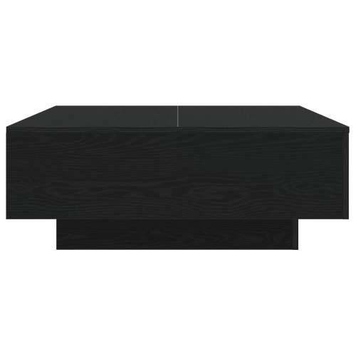 Stolić za kavu s LED svjetlom Crna Hrast 80x80x31 cm Cijena